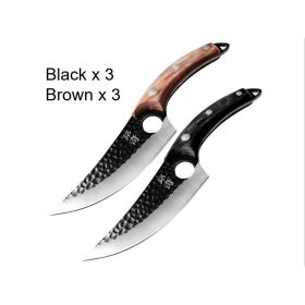 Forged Small Kitchen  Boning Knife (Option: 6PCSET)